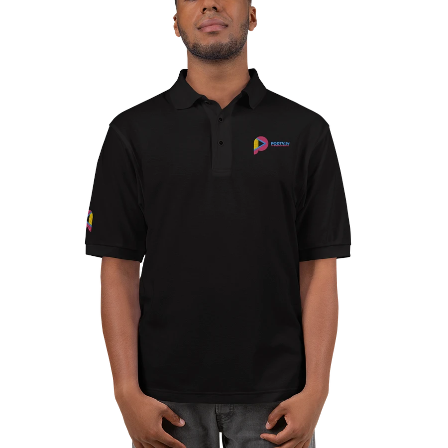 PODTV.tv Embroidered Polo Shirt product image (4)