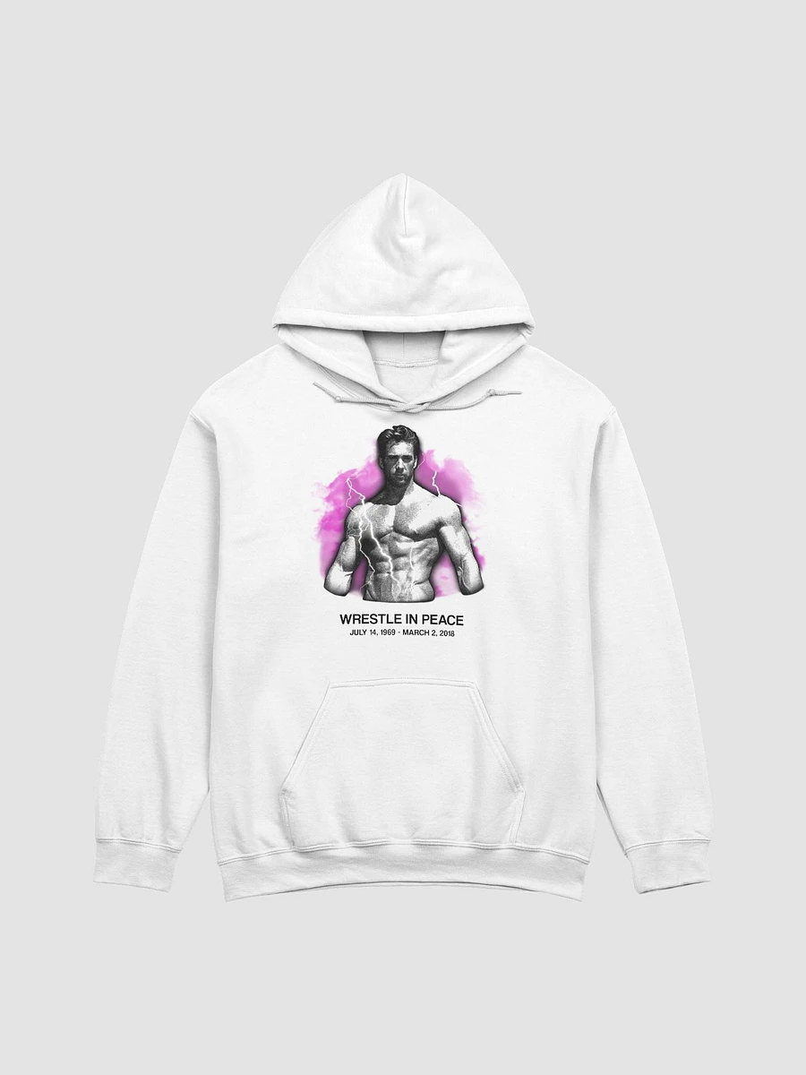 WRESTLE IN PEACE HOODIE (WHITE) product image (1)