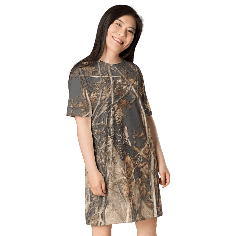 T-Shirt Dress - Dead Split - It Happennnns Camo product image (5)