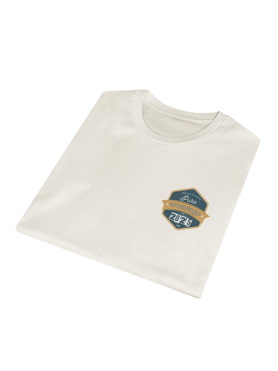 2025 "Pure Worship" Regional Convention Retro Badge T-Shirt product image (2)