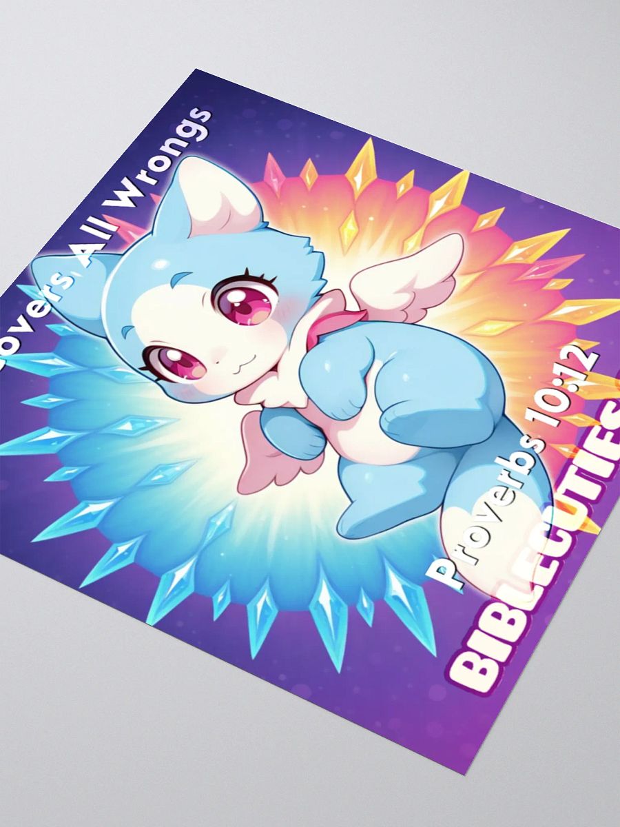 Bible Cuties Miriam - Love Covers All Wrongs Sticker product image (3)