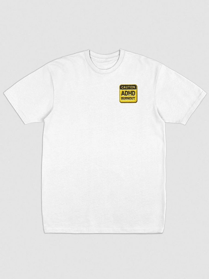 CAUTION: ADHD BURNOUT Heavyweight Tee product image (1)