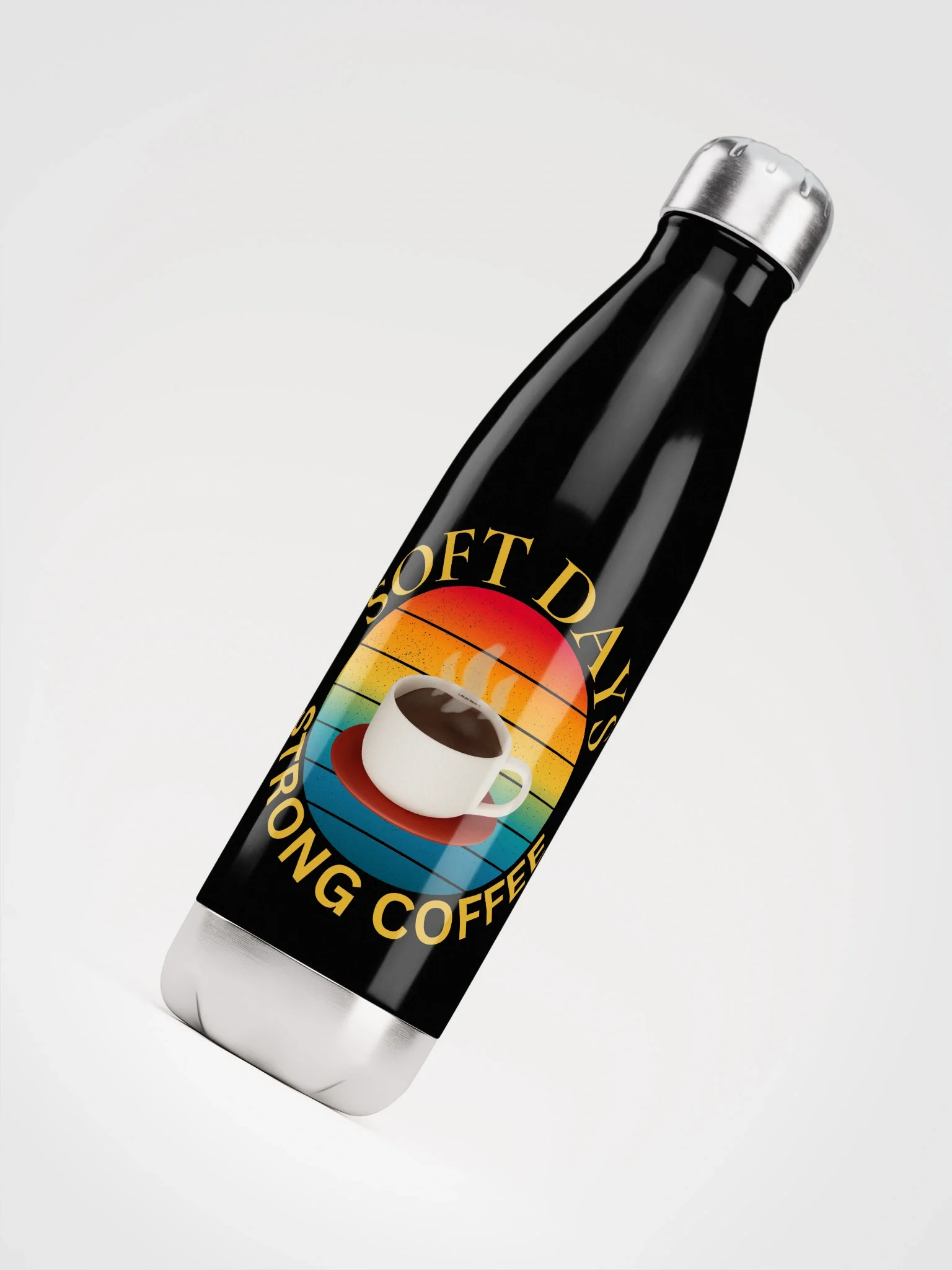 Soft Days Strong Coffee Water Bottle product image (4)