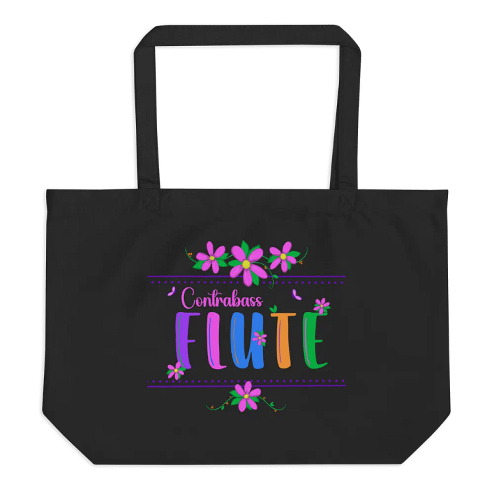 Floral Flute Large Tote - Contrabass product image (1)