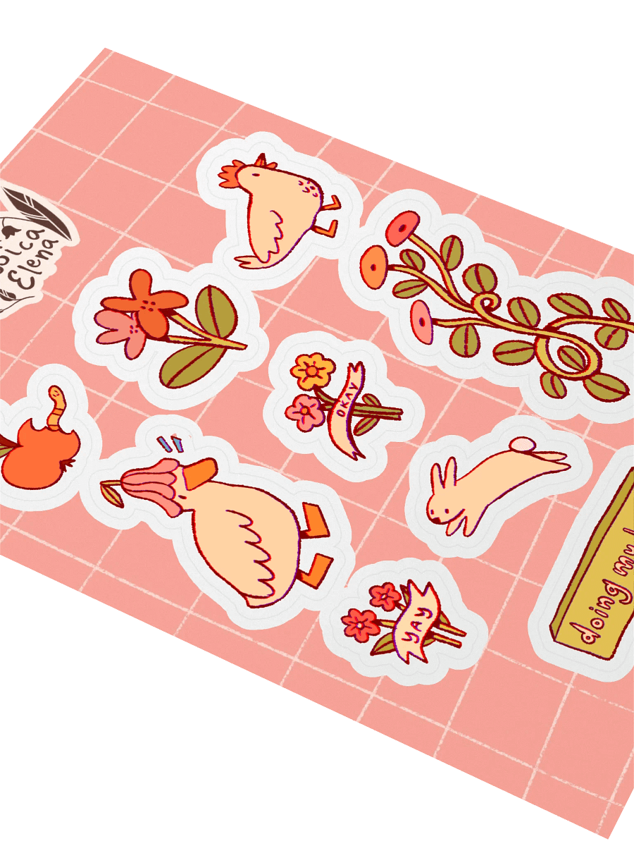 Doing My Best Sticker Sheet product image (3)