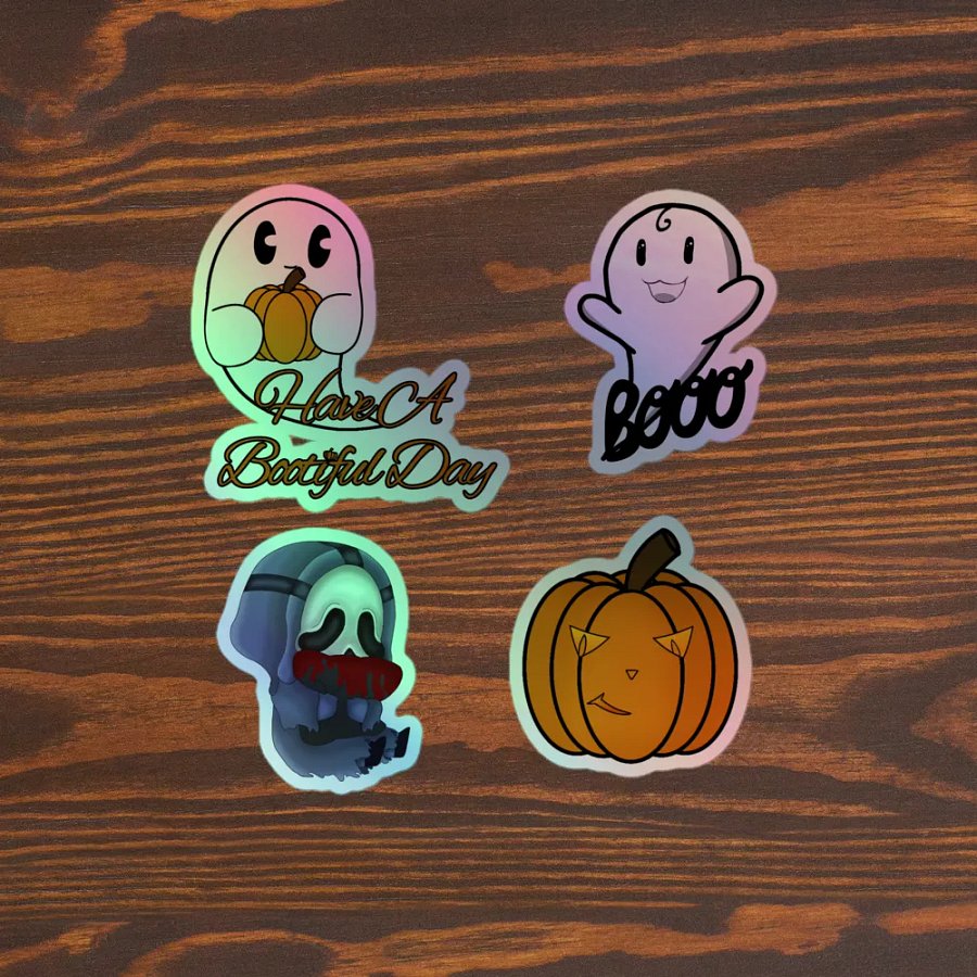 Boo-tiful Halloween Holographic Sticker Set product image (3)