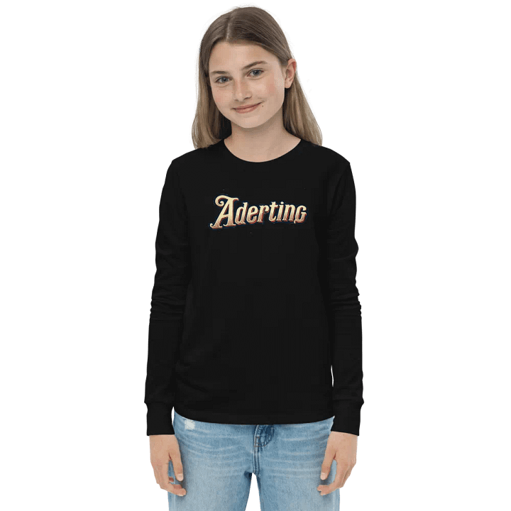 Vintage Aderting Youth Long Sleeve Tee product image (1)