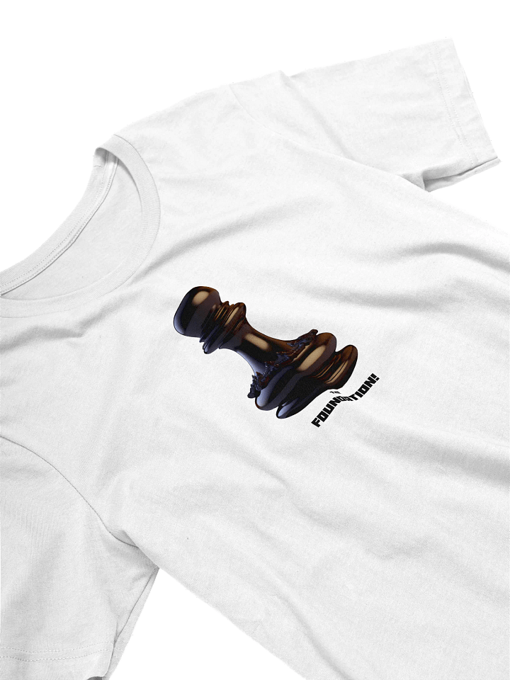 Glossy Black Pawn Chess Piece T-Shirt product image (56)