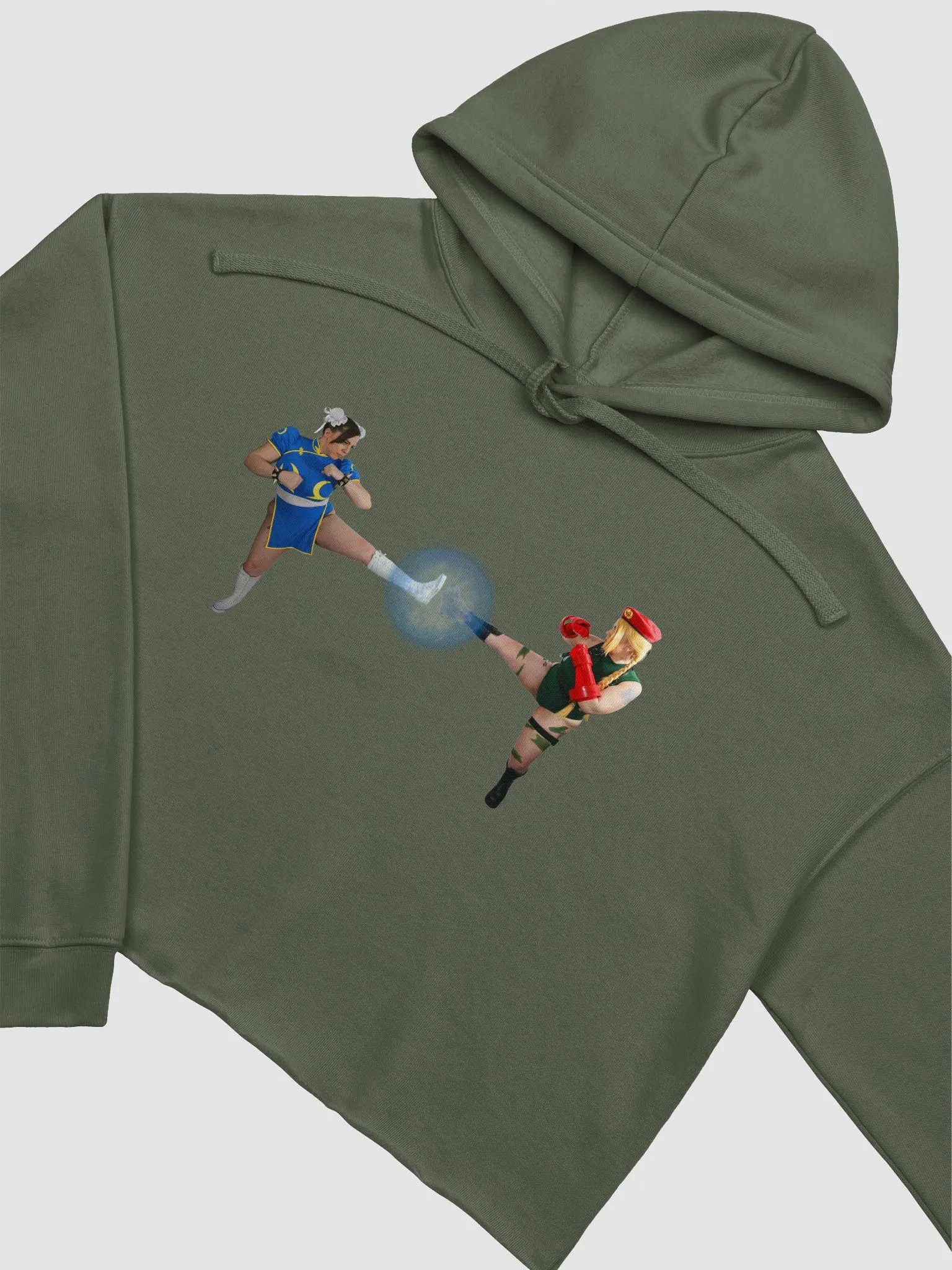Chun Li x Cammy Crop Hoodie product image (19)
