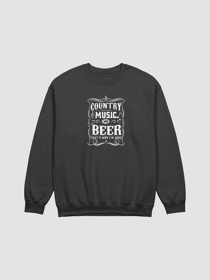 Country Music And Beer Sweatshirt product image (1)