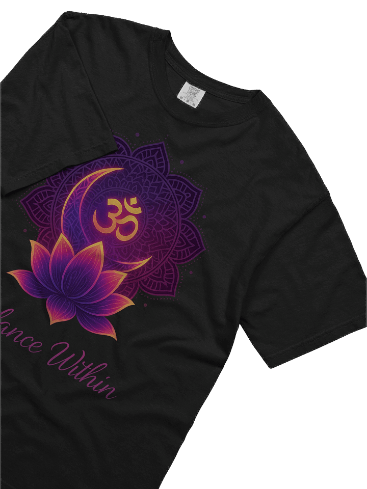 Balance Within – Lotus Meditation Tee product image (2)
