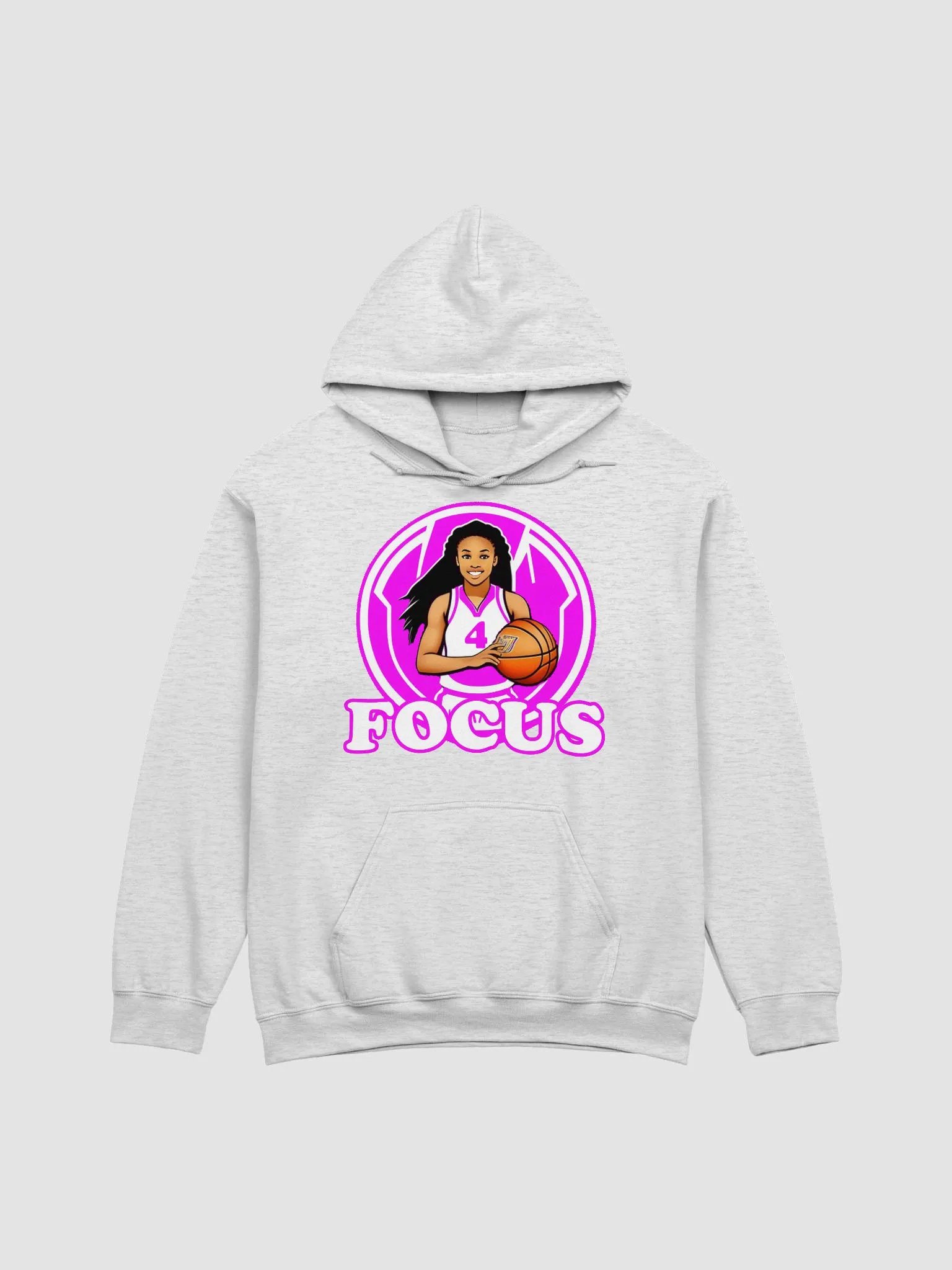 Novelty Ball Girls FOCUS Hoodie (Pink) product image (3)