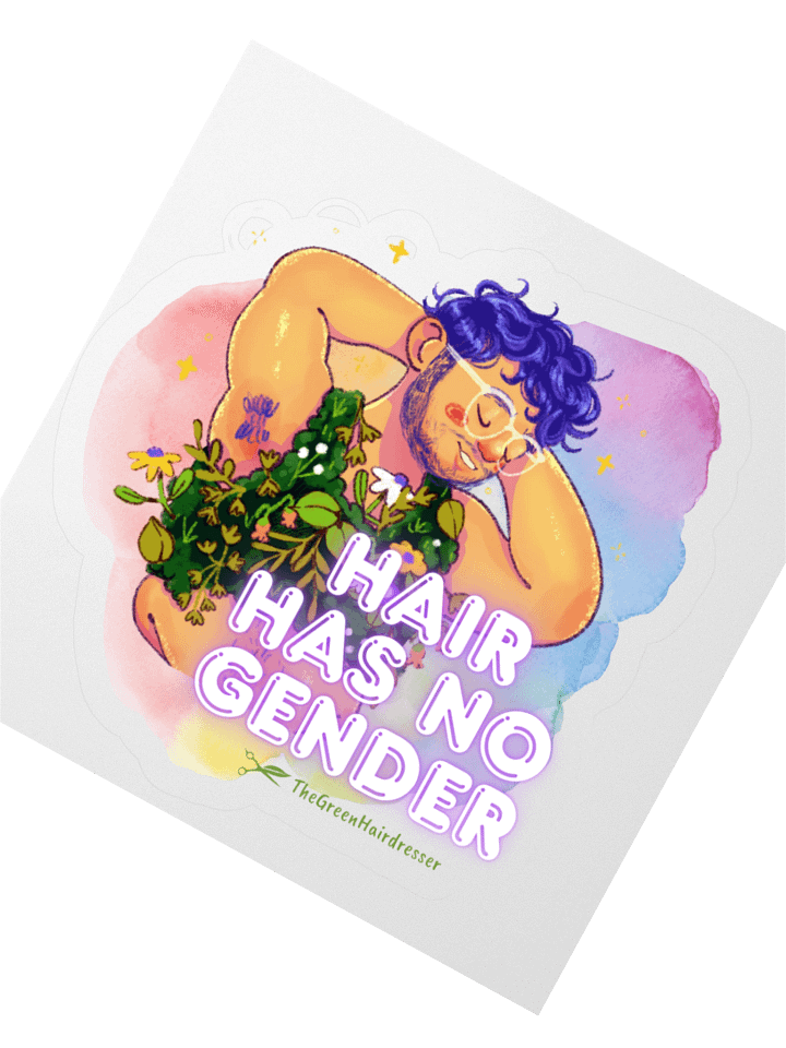 Hair Has No Gender sticker product image (6)