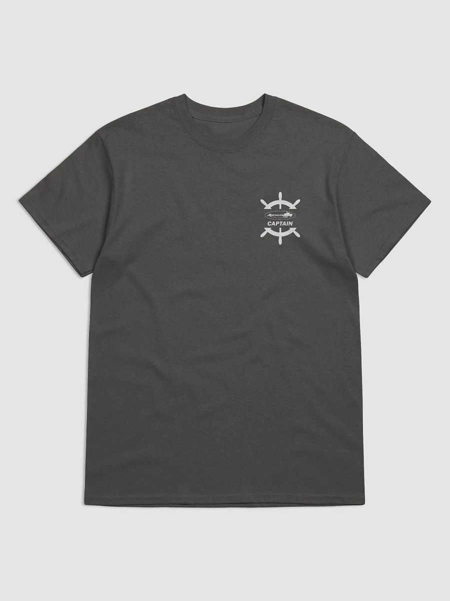 American Tug Captain - T-Shirt - Dark Shirt w/White Logo product image (3)