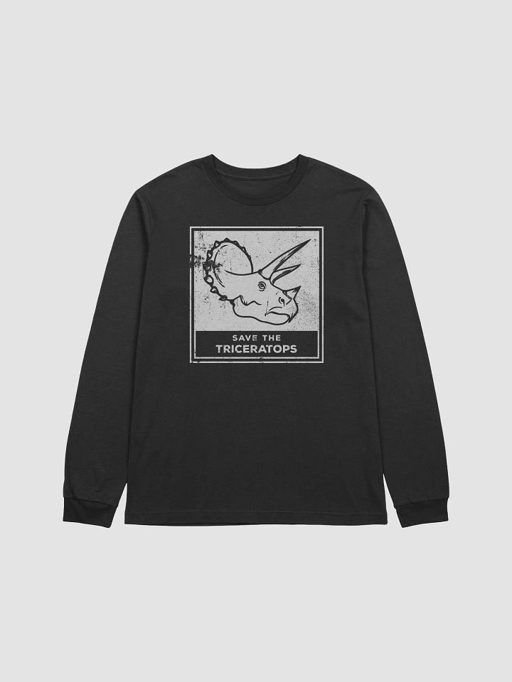 Save The Triceratops! - Long Sleeve Tee product image (3)