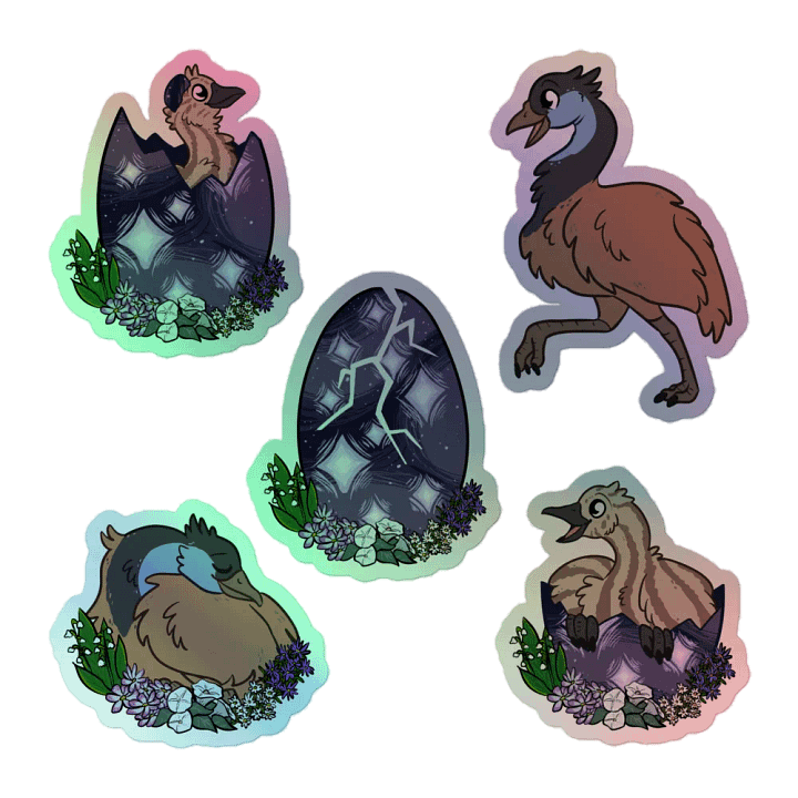 RAWR Aether Holographic Stickers product image (1)