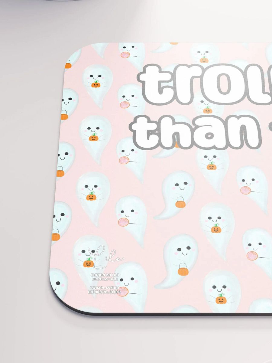 Trollier Than Thou Medium Mouse Mat - cute ghosts product image (6)