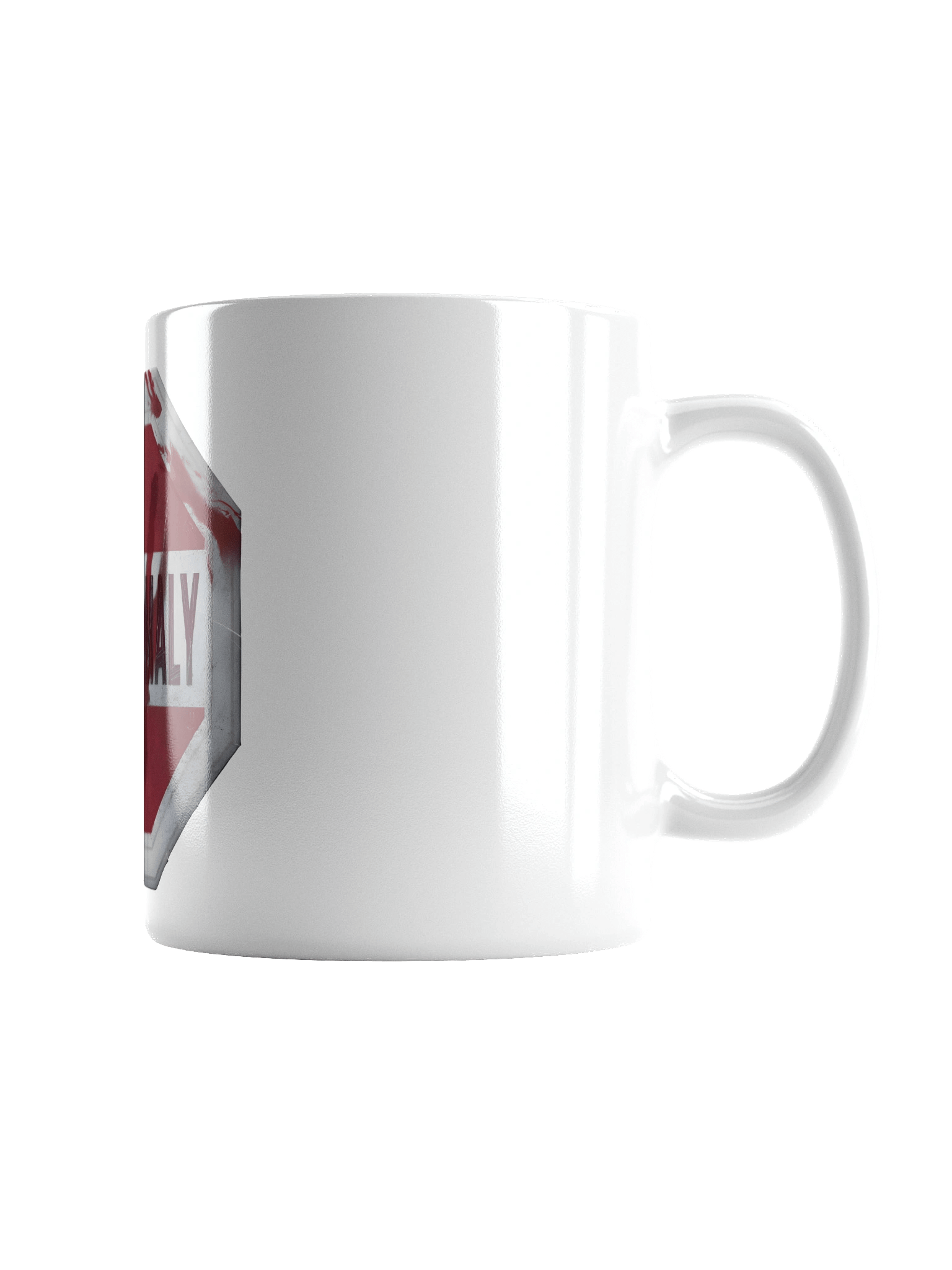 ASPHANOMALY Stop Sign White Mug product image (2)