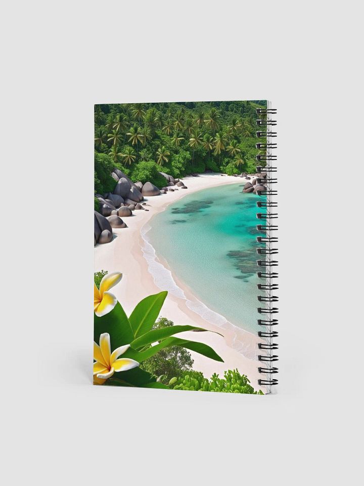 Notebook with beach scene - Dot Grid Journal product image (2)