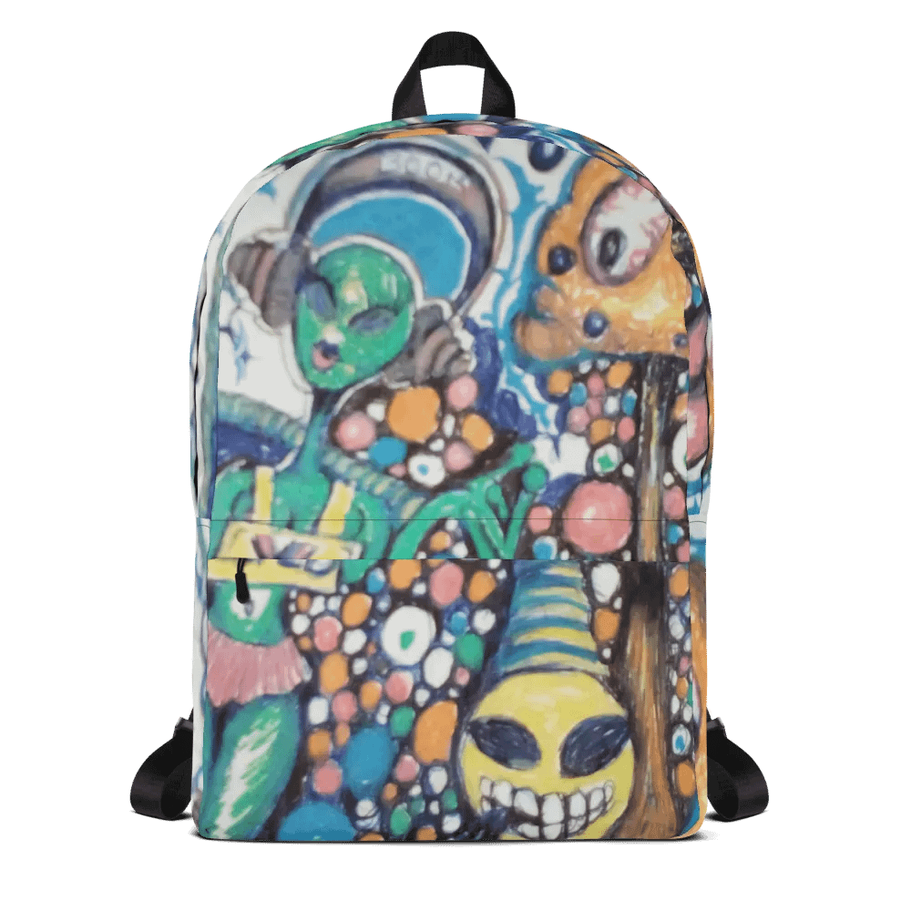 Whimsical Boom and Horn All-Over Backpack product image (1)