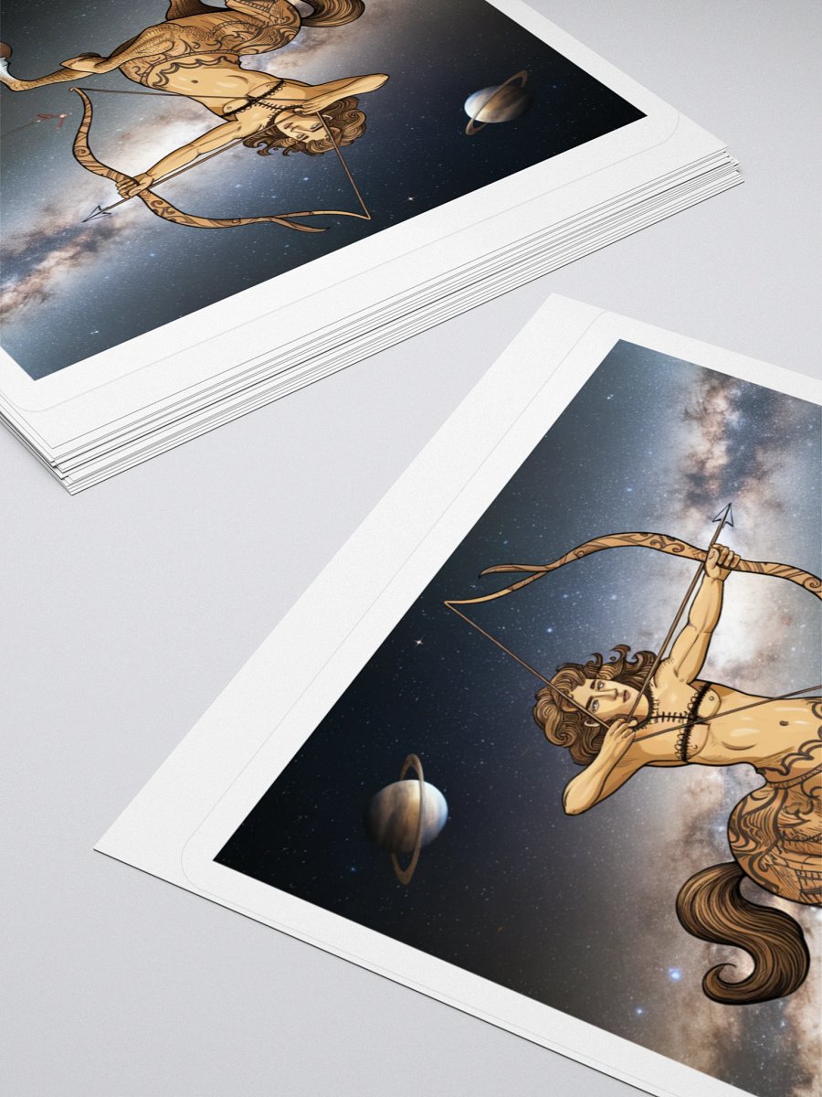 Exclusive Sagittarius Zodiac Sticker: Centaur Archer in Cosmic Twilight - Perfect for Astrology Fans and Unique Gifts! product image (12)