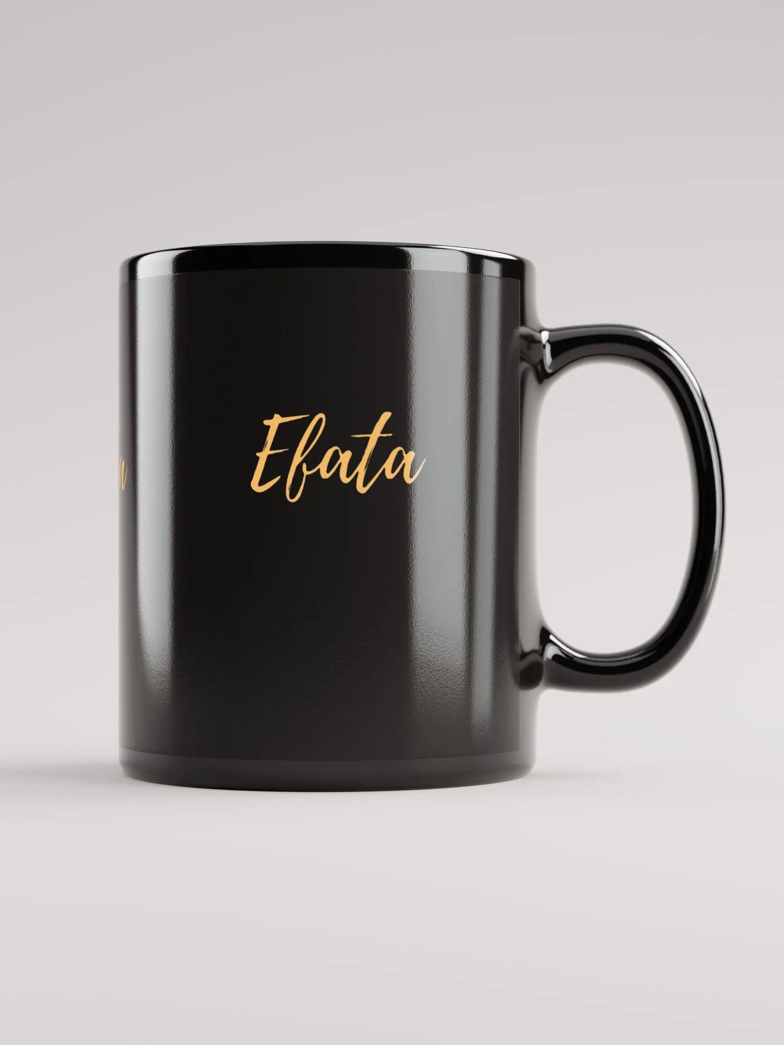 Black Glossy Mug- EFATA Mystique product image (2)
