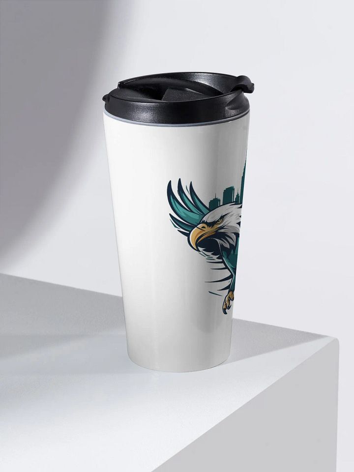 EAGLE CITYSCAPE STANLESS STEEL TRAVEL MUG product image (2)