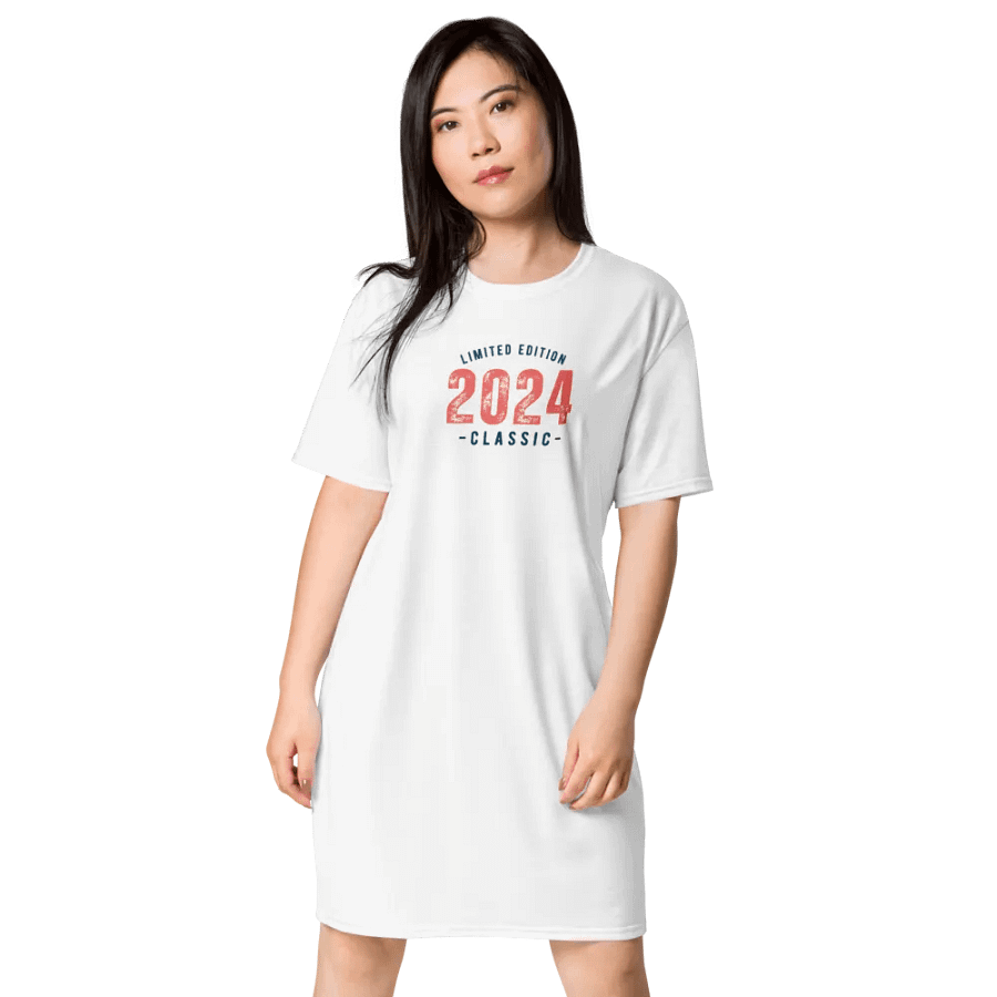 "Limited Edition | 2024 Classic" T-Shirt Dress product image (3)