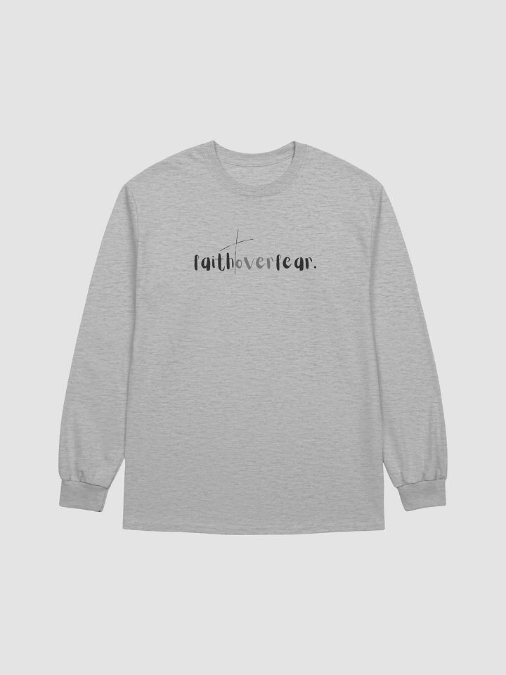 Faith Over Fear Long Sleeve Tee product image (6)