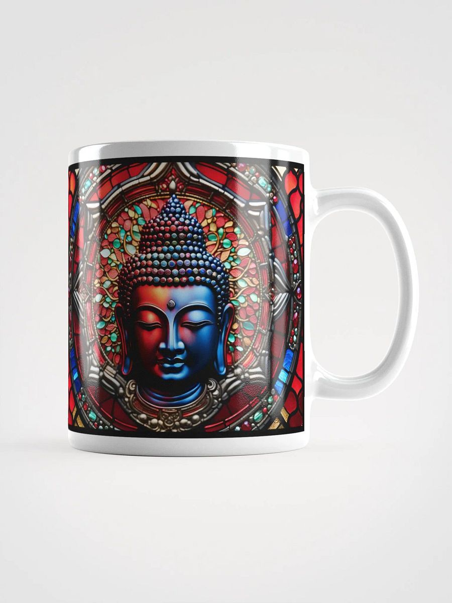 #002 Yin Yang Buddha Stained Glass Mug product image (3)