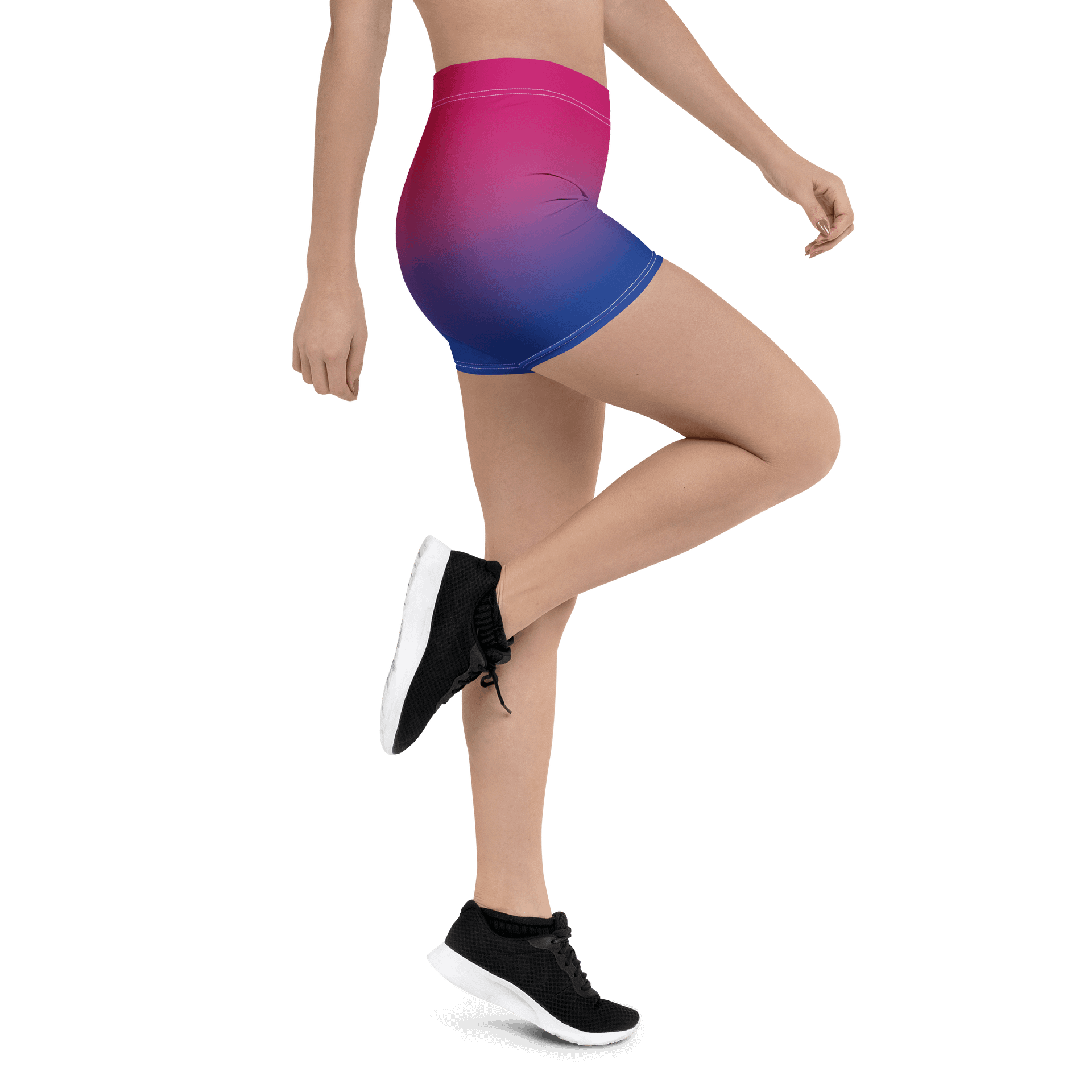 Bisexual Pride Gradient Bike Shorts product image (3)