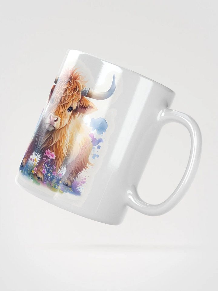 Highland Cow Watercolor Mug product image (4)