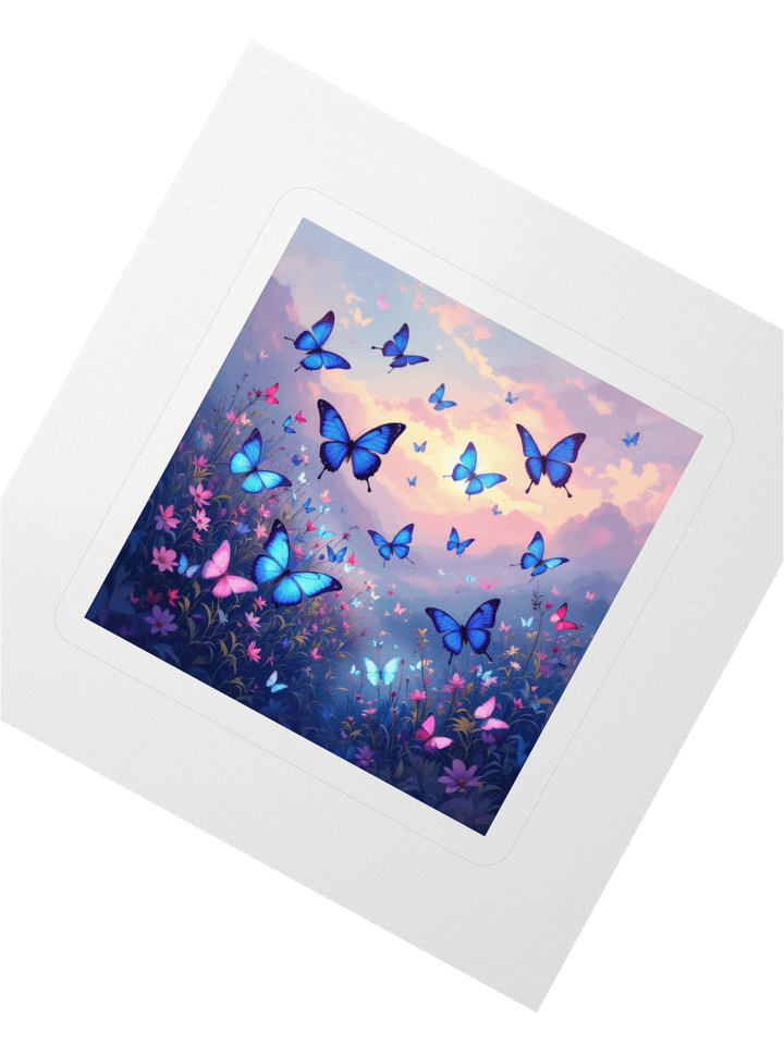 Enchanted Butterfly Garden Stickers product image (8)