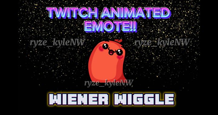 Twitch Animated Emote Wiener Wiggle product image (1)