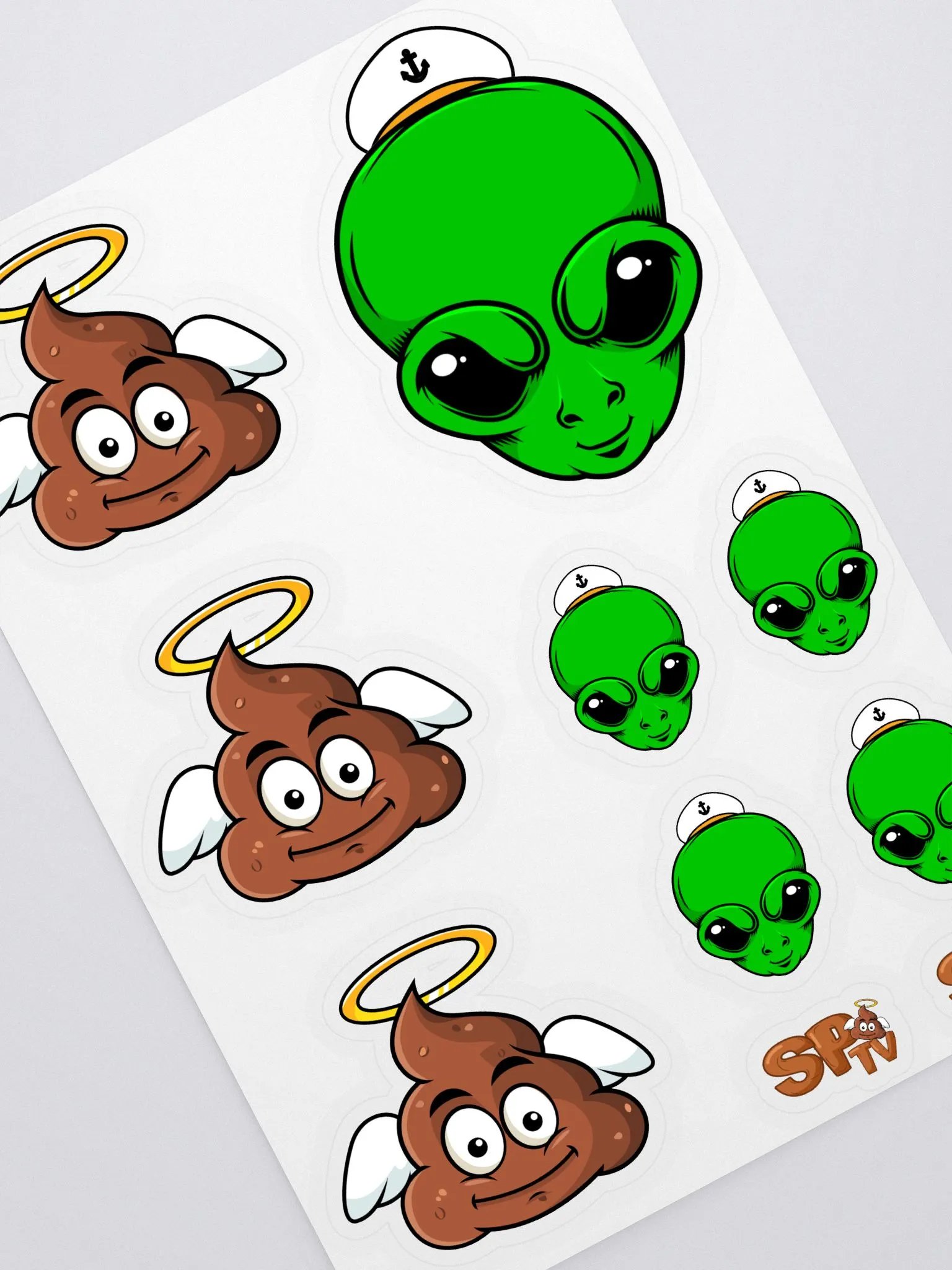 Denver & Xenu Kiss Cut Sticker Sheet product image (2)