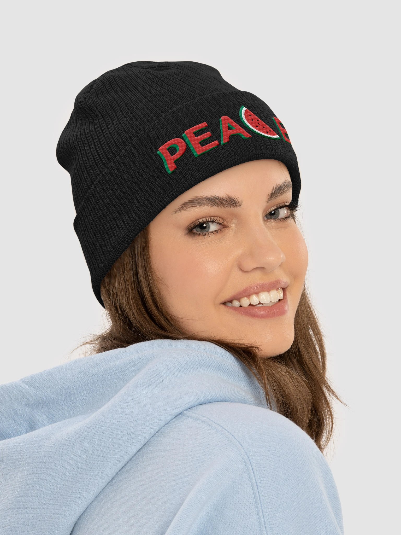 Watermelon Peace Organic Beanie product image (7)