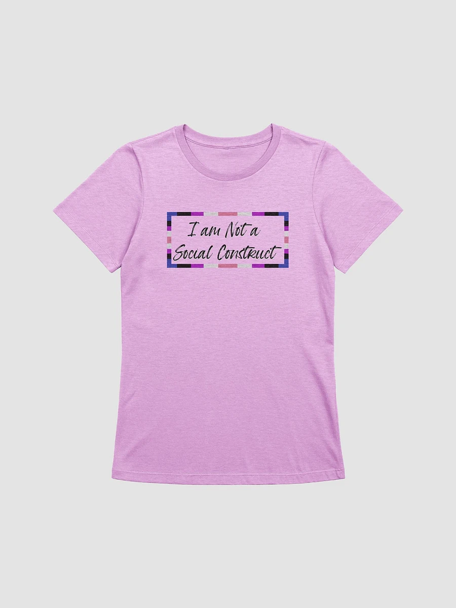 I am Not a Social Construct (lg) - Gender Fluid - Women's Relaxed Fit T product image (13)