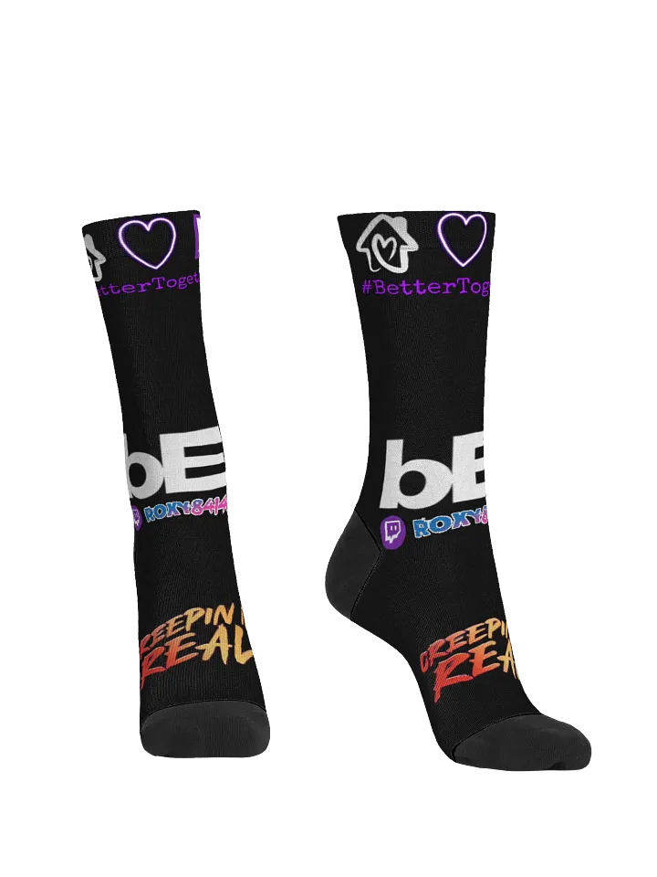 💜💚 bE Baddie Socks 💚💜 product image (1)