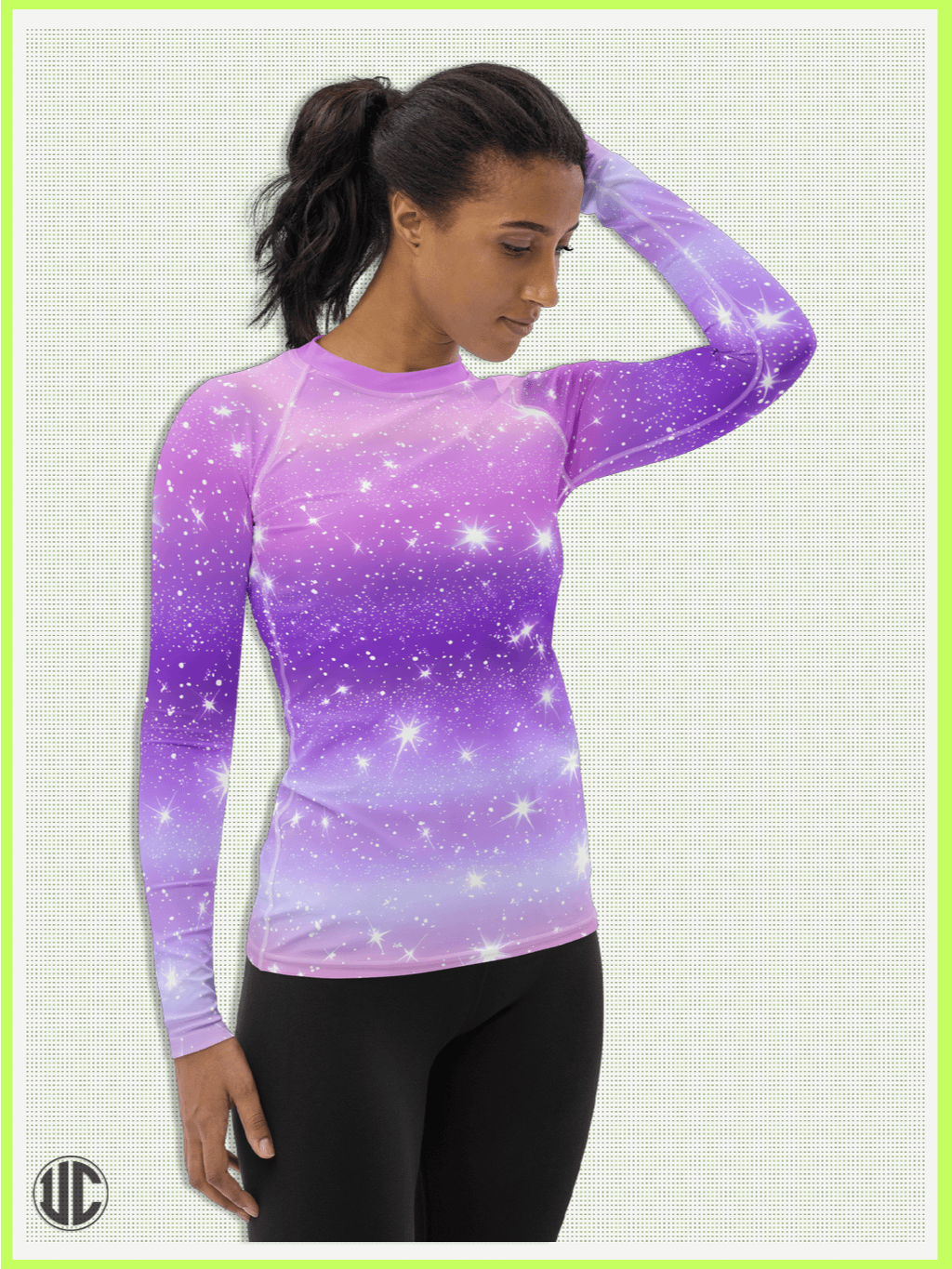 Galactic Twilight - Women's Rash Guard product image (1)