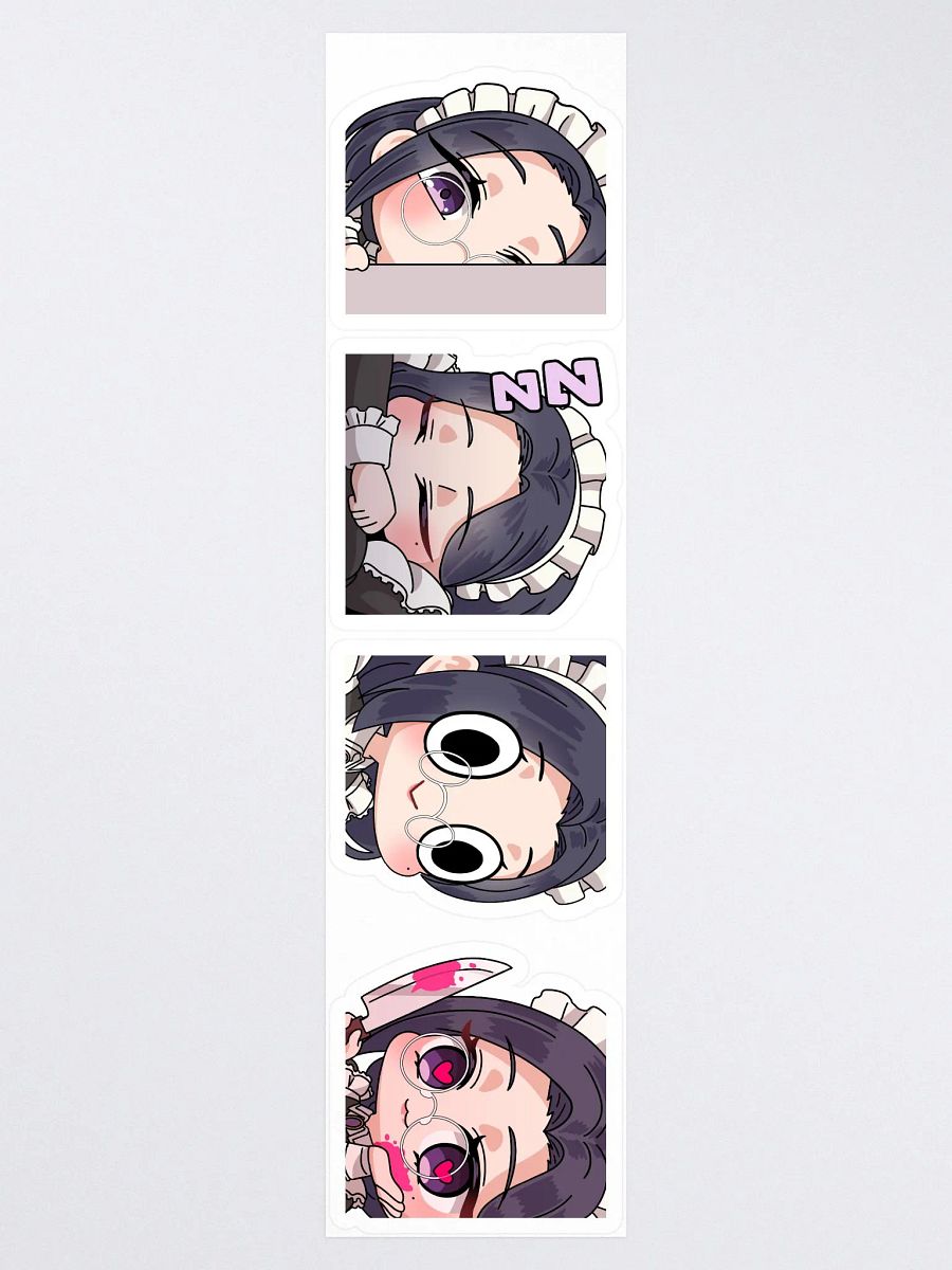 Maid Memoria Chibi Sticker Set B (4-in-1) product image (3)