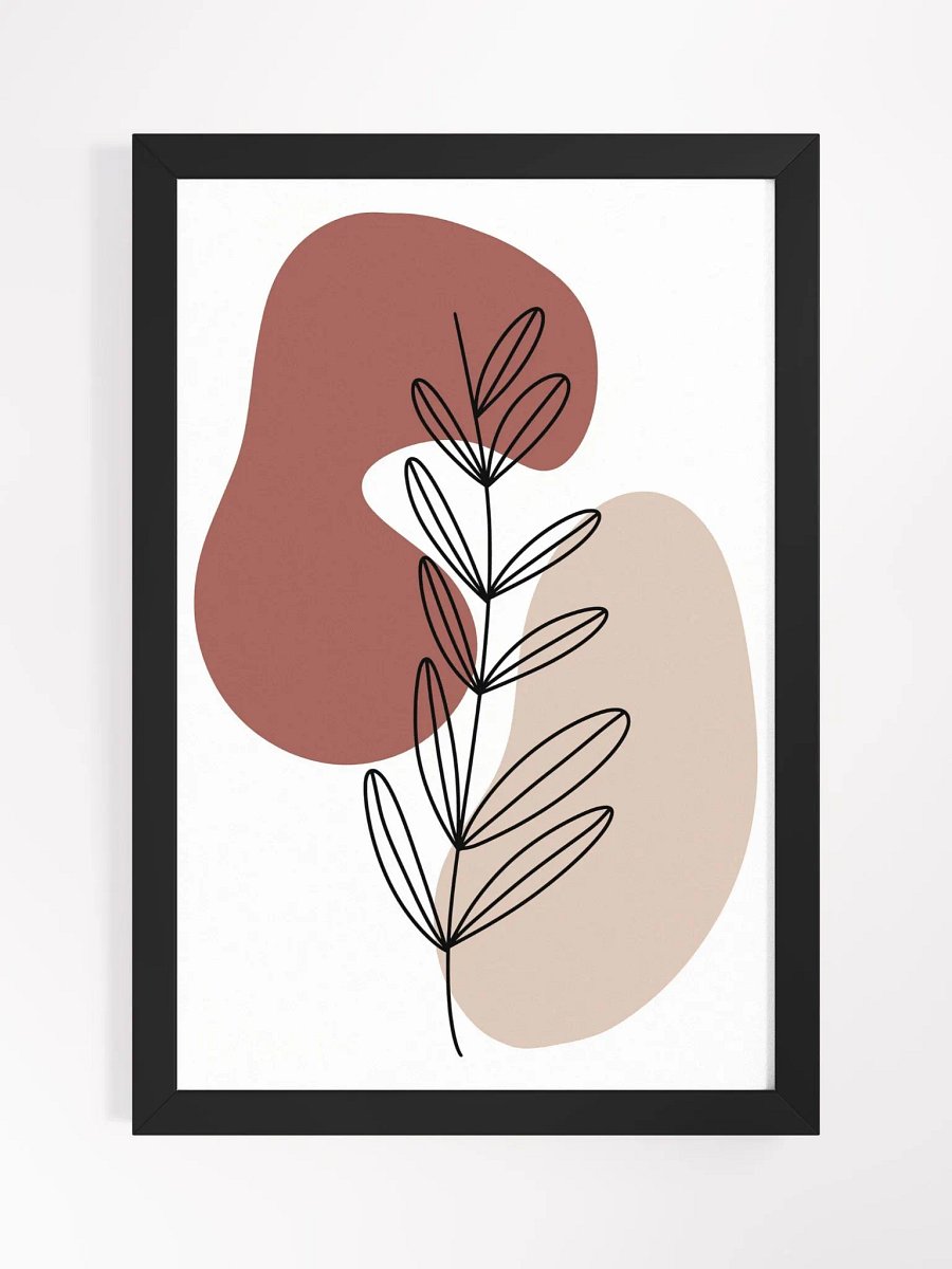 Organic Line Drawing Framed Poster product image (5)