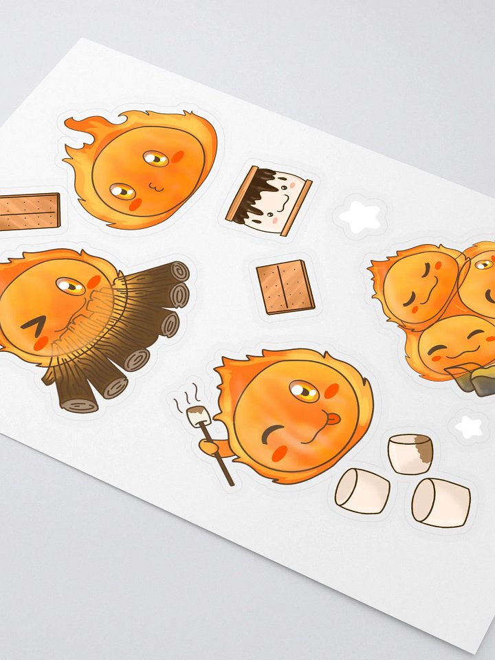 Fire Slime Sticker Sheet product image (2)