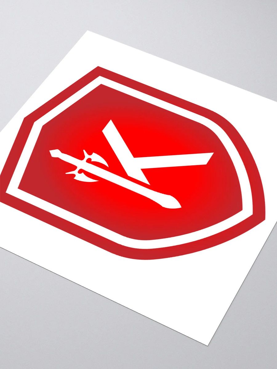 Killadrix Shield Logo - Sticker (White) product image (3)