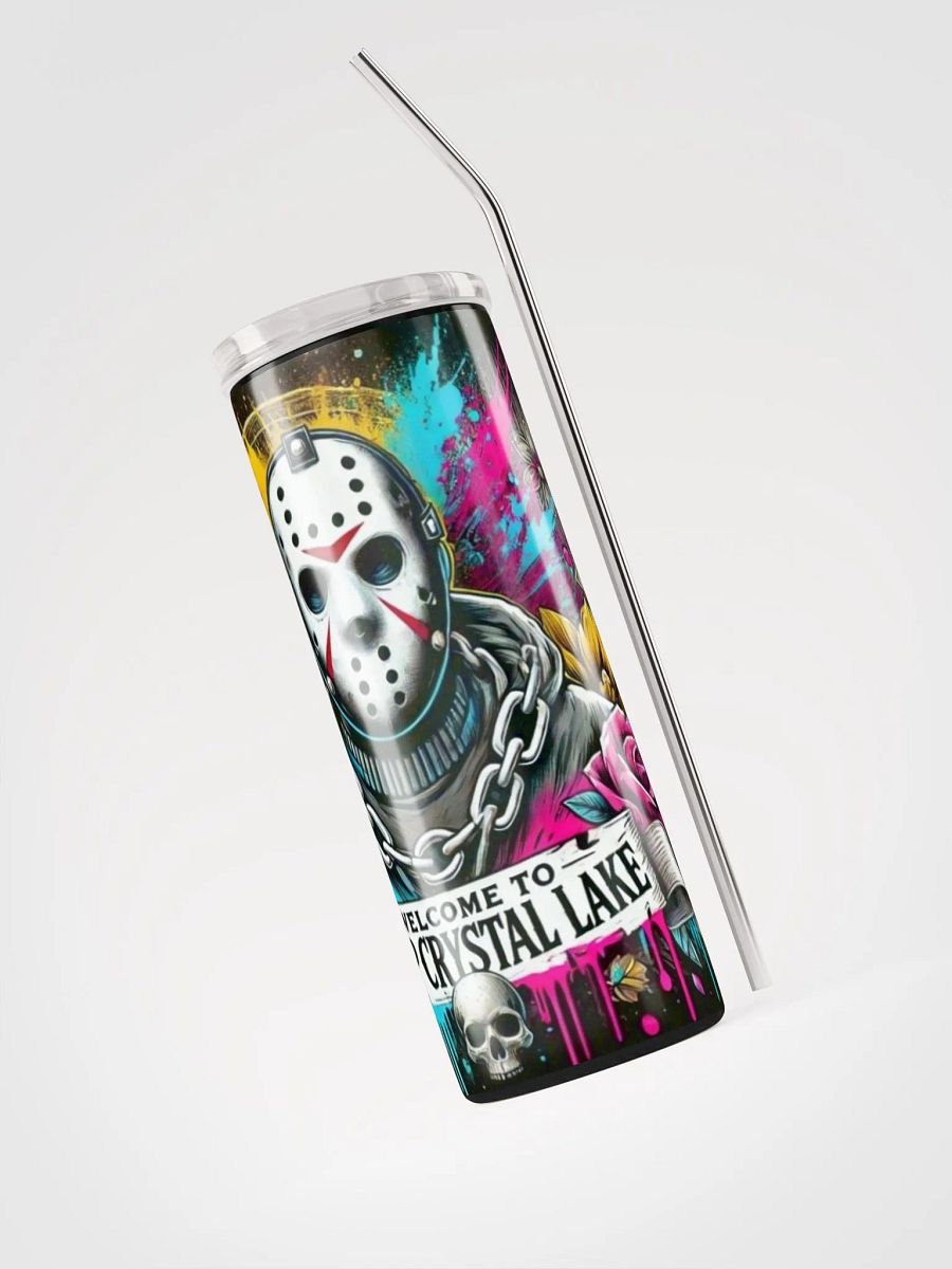 Michael Myers - Halloween Movie - Camp Crystal Lake Stainless Steel Tumbler product image (3)