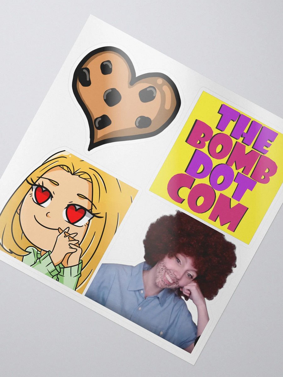 Bob Ross is the Bomb Dot Com Sticker Set product image (2)