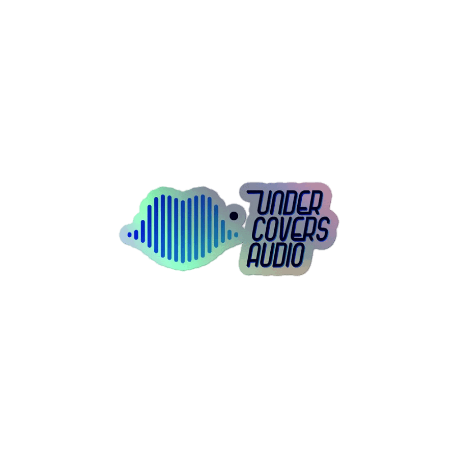 Under Covers Audio Logo Holographic Sticker product image (1)