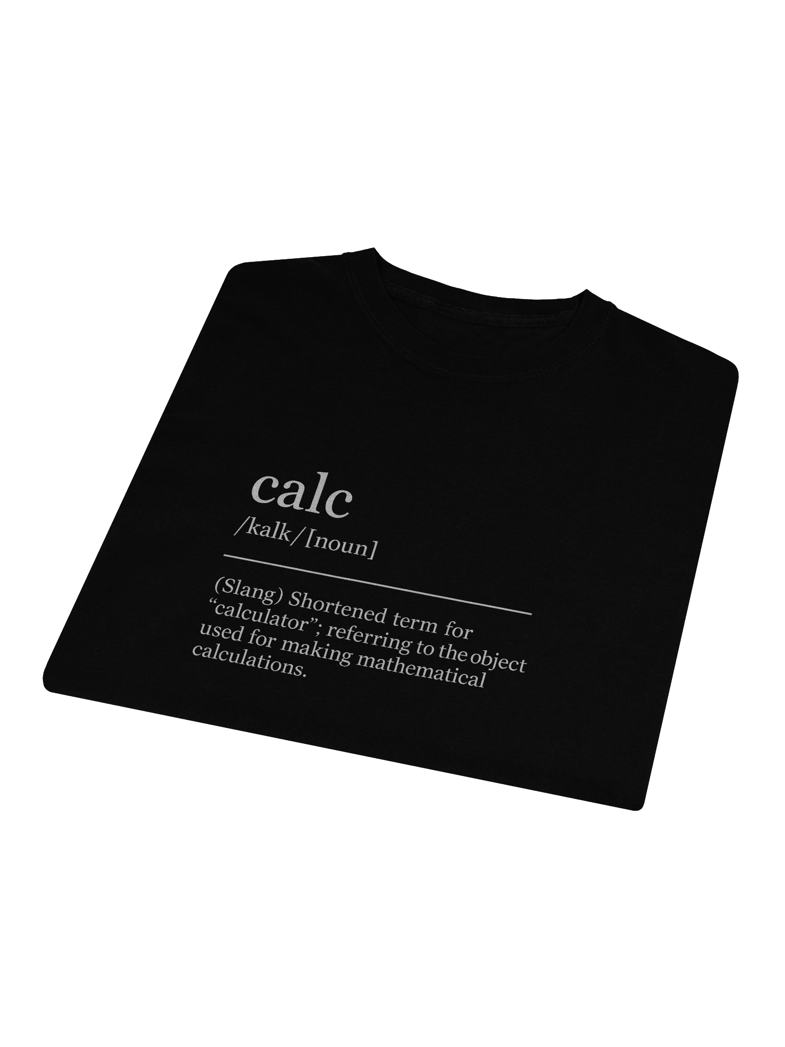 Calc is Short for... Men's Long Sleeve Shirt product image (14)