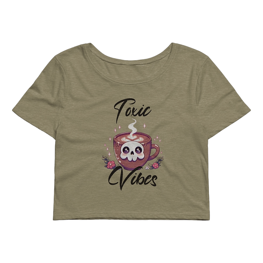 Skull Coffee Women's Crop Tee product image (1)