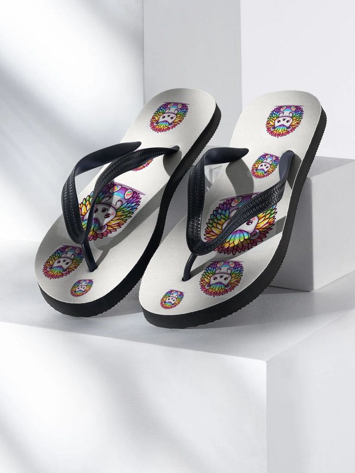 Rainbow Hedgehogs Flip Flops product image (2)