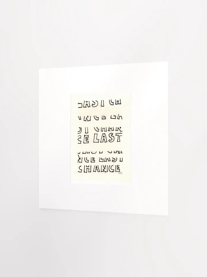 last chance panel card print product image (2)